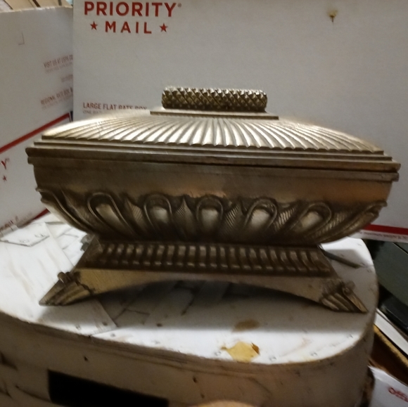 🏯ORIENTAL JEWELRY BOX VELVET LINED🌉 - Picture 3 of 16